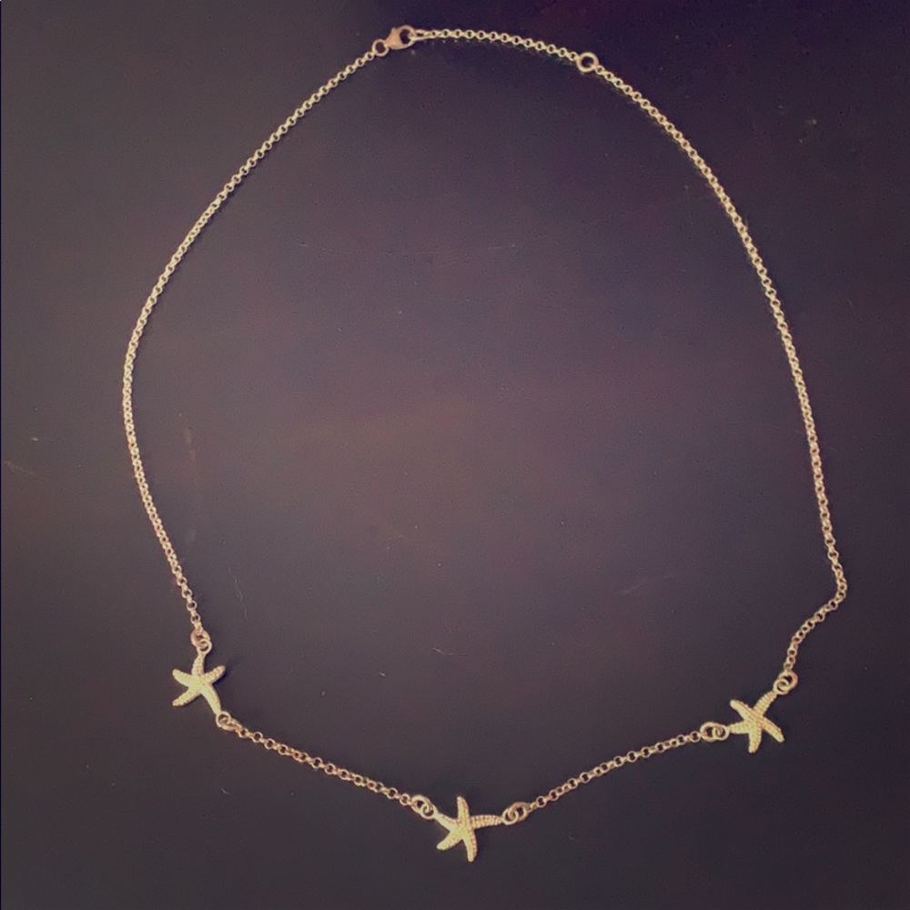 Adjustable starfish necklace